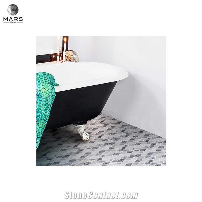 American Ashimia Leaf Sharped Natural Stone Mosaictiles