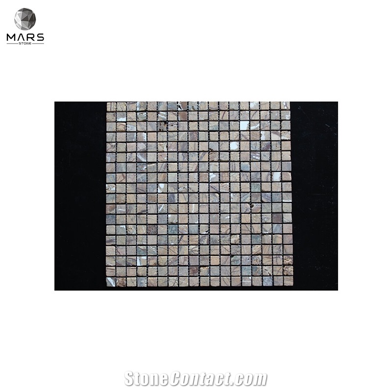 American Style Natural Square Brick Stone Mosaics Tiles