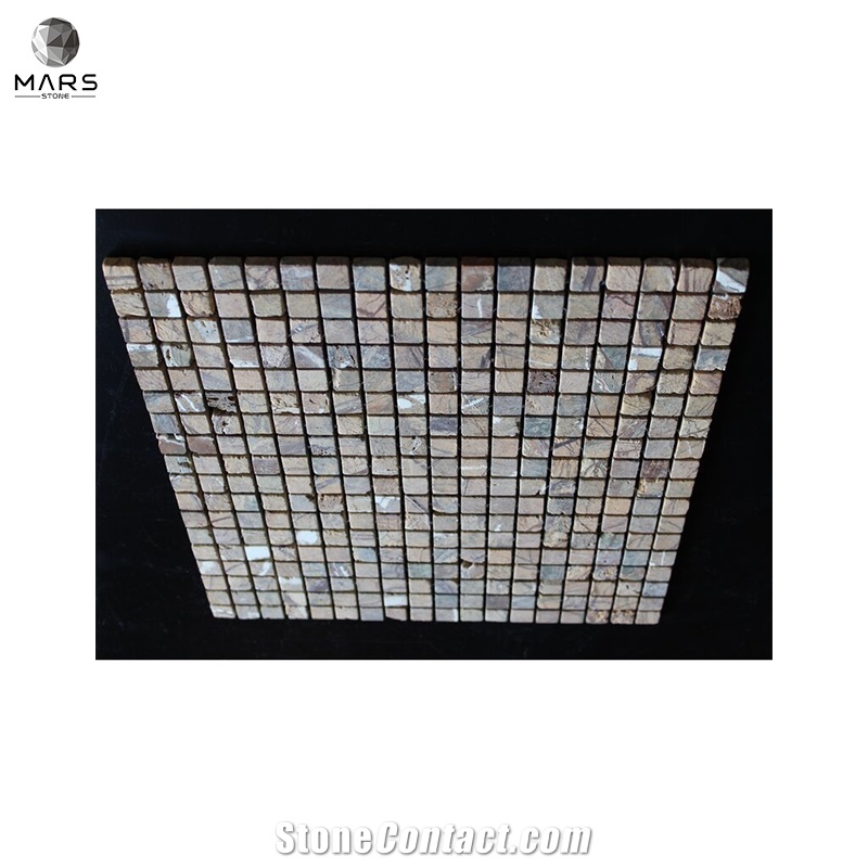 American Style Natural Square Brick Stone Mosaics Tiles