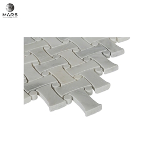 Basket Weave Classical Filigree Asian Statuary Marble Tile