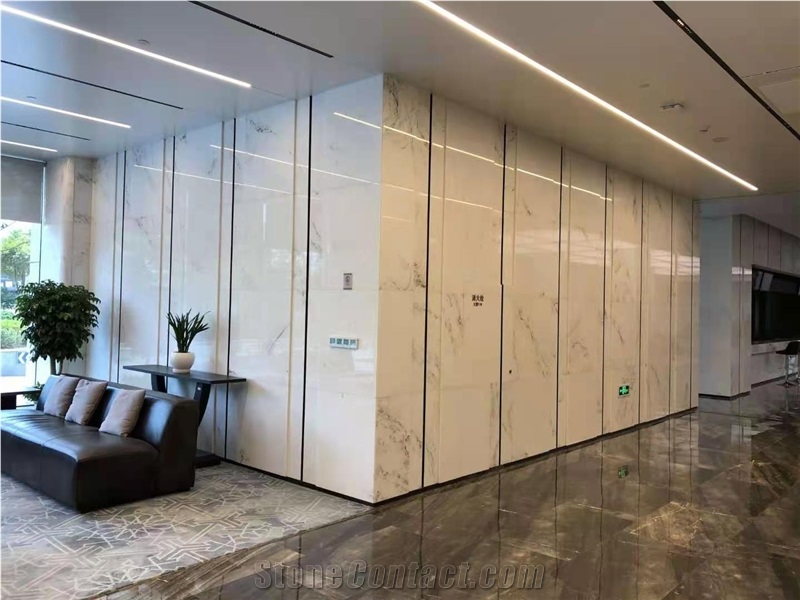Beautiful Price White Jade Snow Marble Stone Slabs