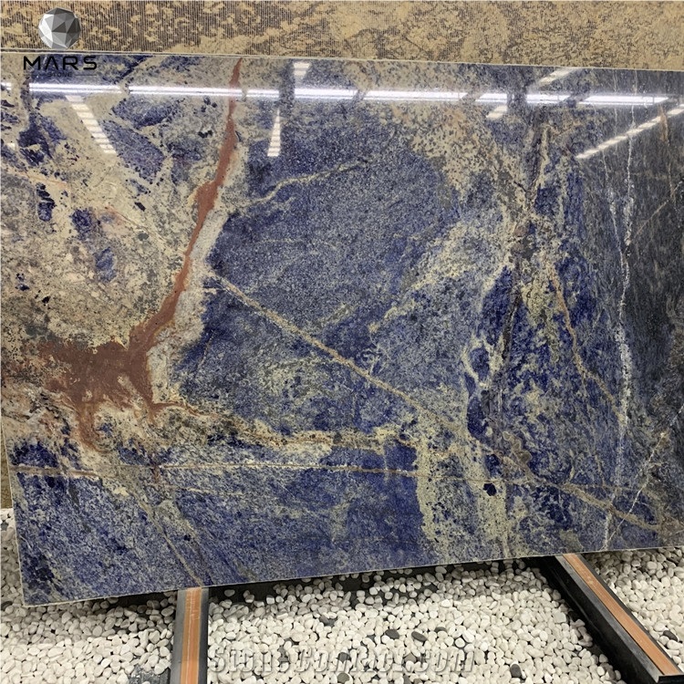 Bolivian Blue Marble Luxury Stone Big Slabs Price 