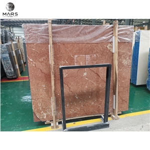 Bright Red Floor Marble Tiles Turkish Ruby Red Marble