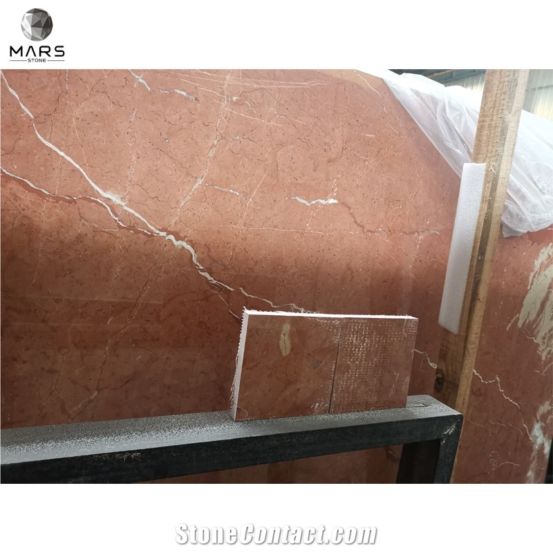 Bright Red Floor Marble Tiles Turkish Ruby Red Marble