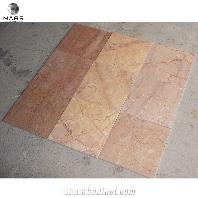 Bright Red Floor Marble Tiles Turkish Ruby Red Marble