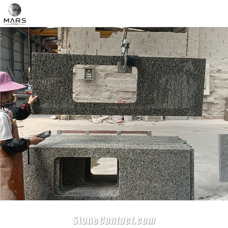 Cheap Swan White Swan Grey Granite Bathroom Countertops