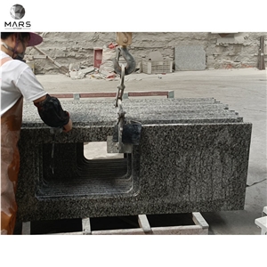 Cheap Swan White Swan Grey Granite Bathroom Countertops