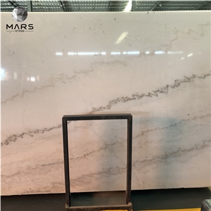 China Bianco Guangxi White Marble With Grey Veins Slabs