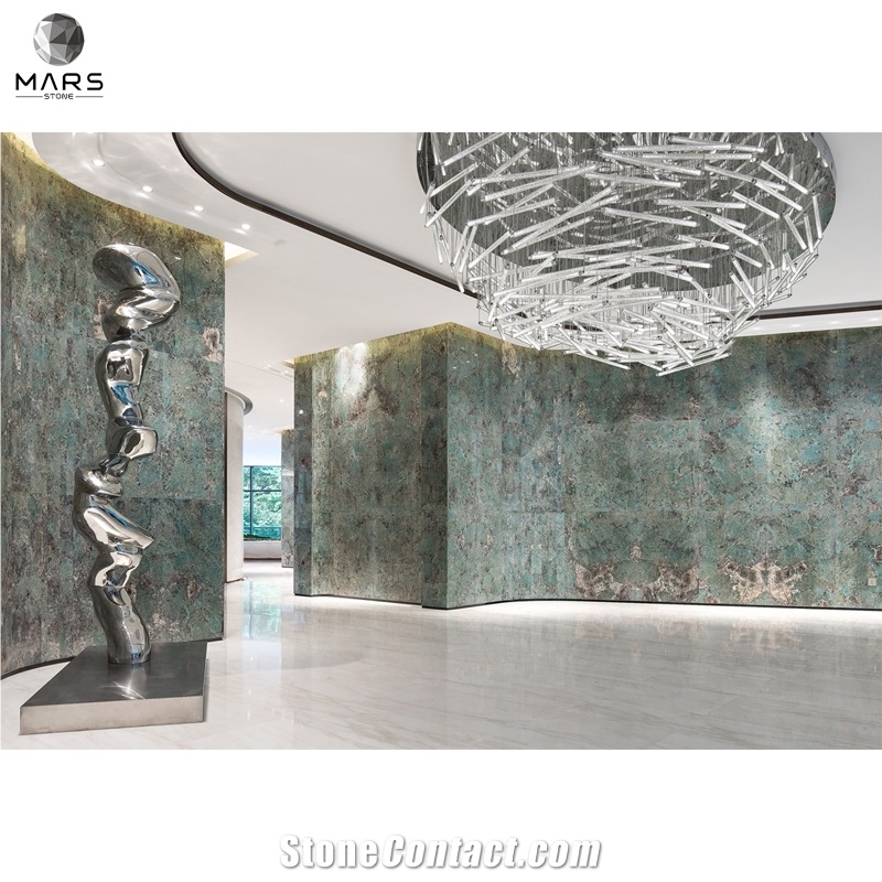 China Cary Ice Jade Marble Nature Stone Slabs&Tiles Polished