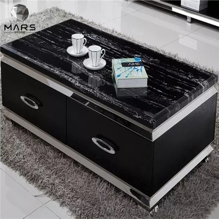 China Cheap Portoro Black White Marble Nero Black Marble
