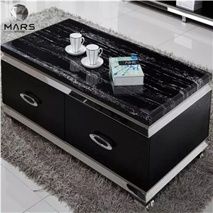China Cheap Portoro Black White Marble Nero Black Marble