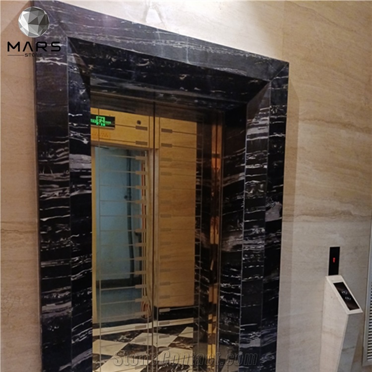 China Cheap Portoro Black White Marble Nero Black Marble