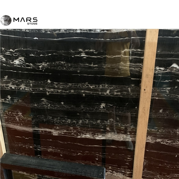China Cheap Portoro Black White Marble Nero Black Marble