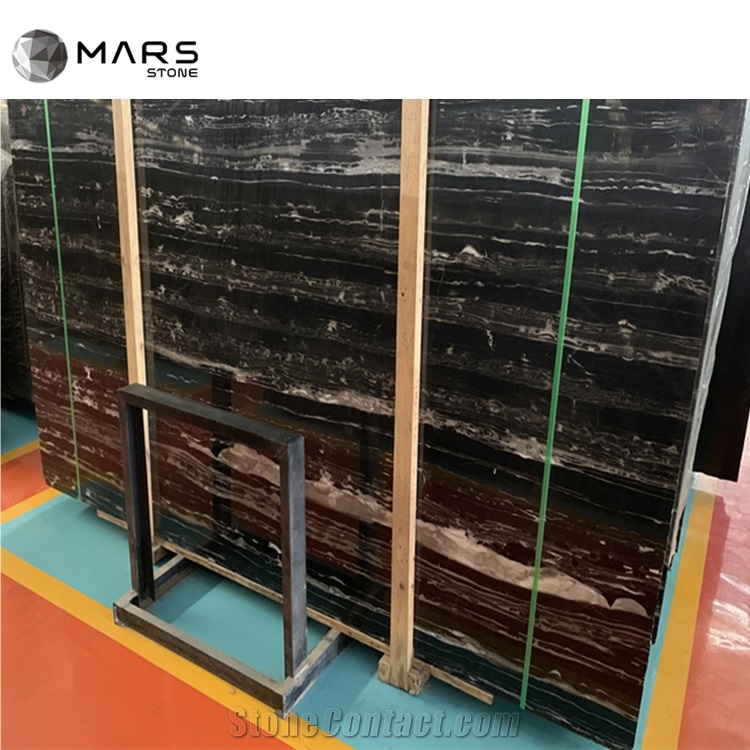 China Cheap Portoro Black White Marble Nero Black Marble
