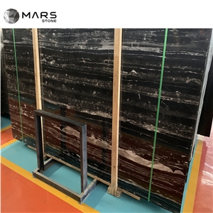 China Cheap Portoro Black White Marble Nero Black Marble