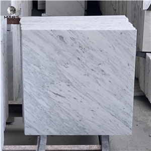 Classical Carrara White Marble Natural Stone Bathtub