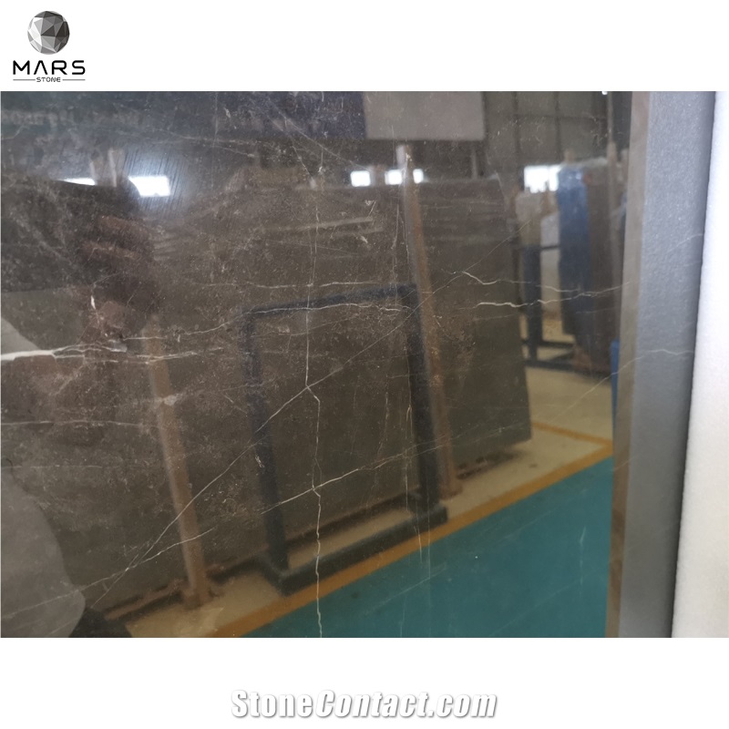 Coffee Mousse Dark Brown Marble Slabs Cut To Tiles