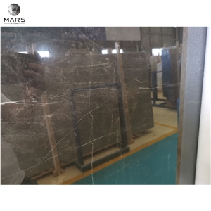 Coffee Mousse Dark Brown Marble Slabs Cut To Tiles