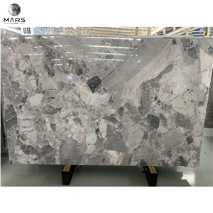 Copico Grey Pandora White Marble Slabs Tiles For Countertops
