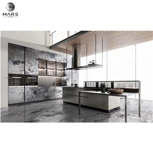 Copico Grey Pandora White Marble Slabs Tiles For Countertops