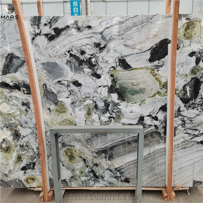 Customized Manufacturer Ice Jade Marble Slabs