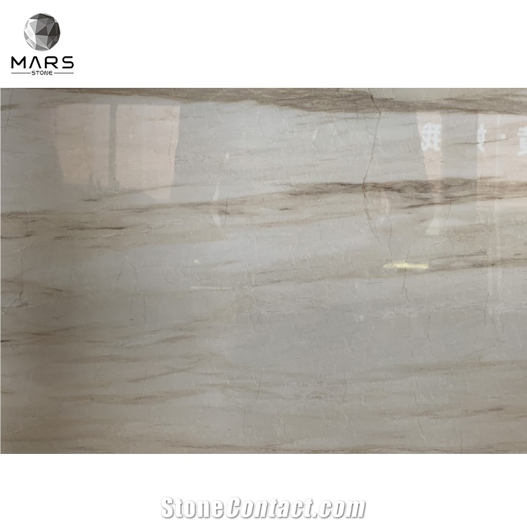 Cut To Size Eurasian Wood Grain Marble Tile Polished Tiles