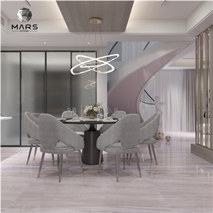 Cut To Size Eurasian Wood Grain Marble Tile Polished Tiles