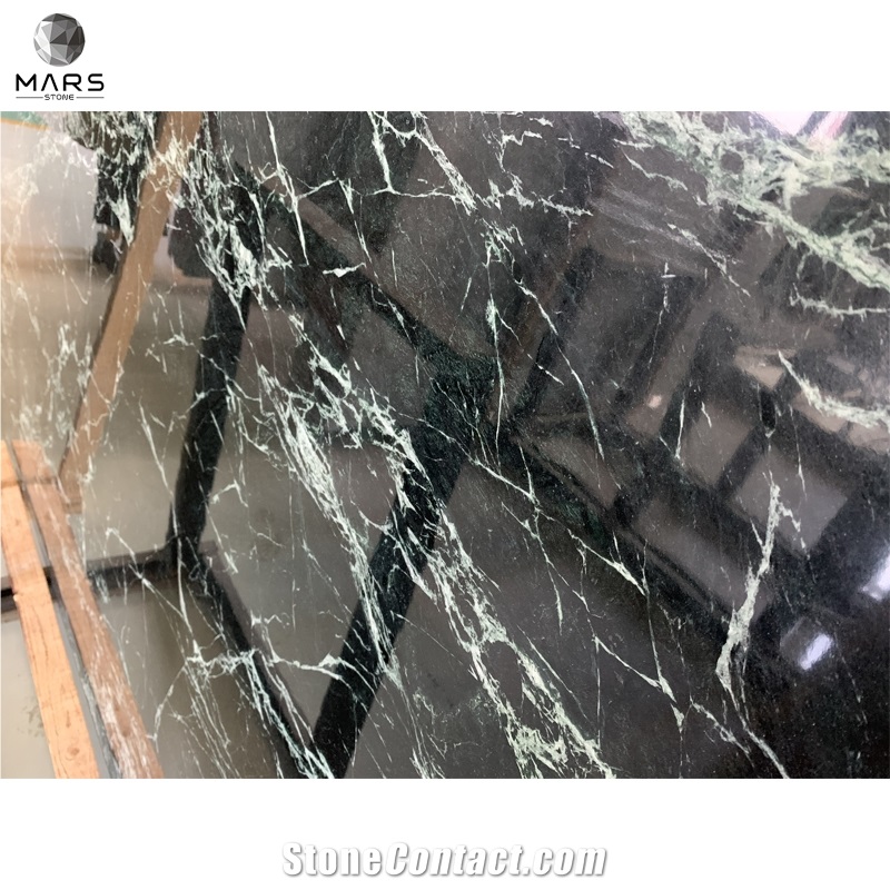Dark Green Marble Slab Verde Empress Marble Tile For Wall