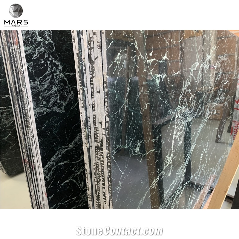 Dark Green Marble Slab Verde Empress Marble Tile For Wall