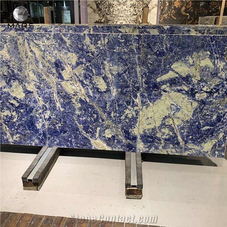 Factory Price Blue Stone Polished Sodalite Brazil 
