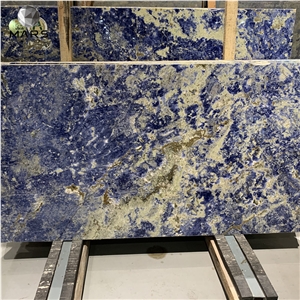Factory Price Blue Stone Polished Sodalite Brazil 