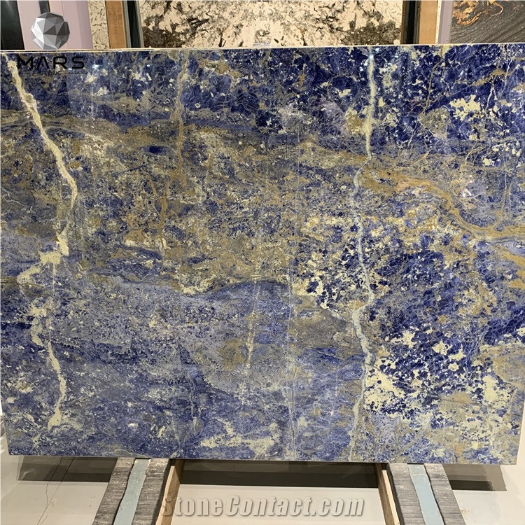 Factory Price Blue Stone Polished Sodalite Brazil 