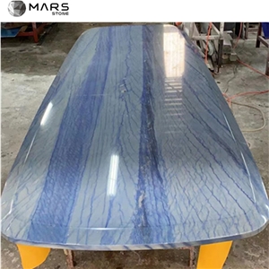 Fancy Natural Azul Macaubas Blue Sky Quartzite Slab