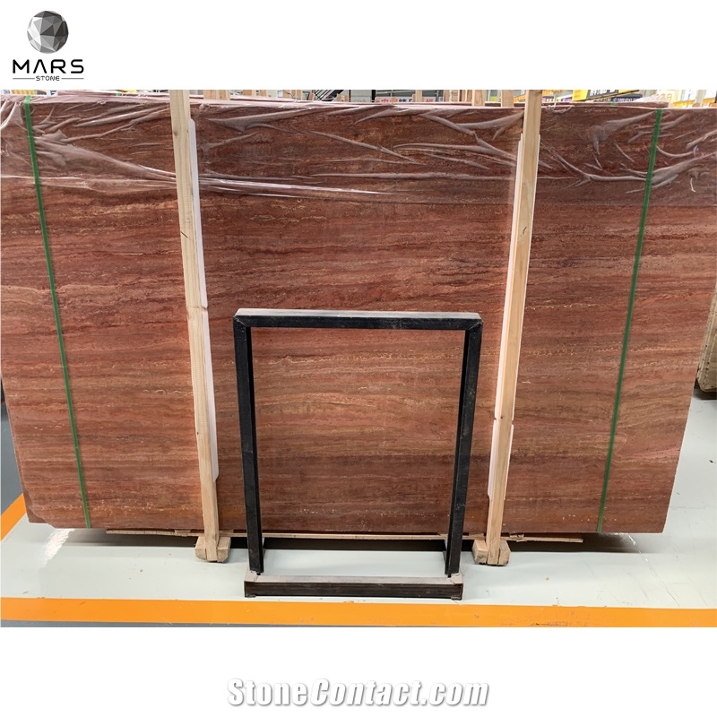 Fashion Design Travertine Tile Natural Red Travertine Slabs