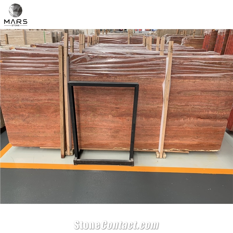 Fashion Design Travertine Tile Natural Red Travertine Slabs