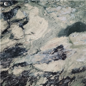 Feature Green Luxury Stone House TV Background Marble