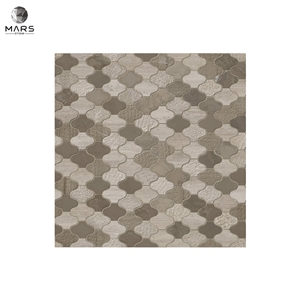 Good Price Lantern Sharped Arabesque Marble Mosaic Tiles Good Price Lantern Sharped Arabesque Marble Mosaic Tiles