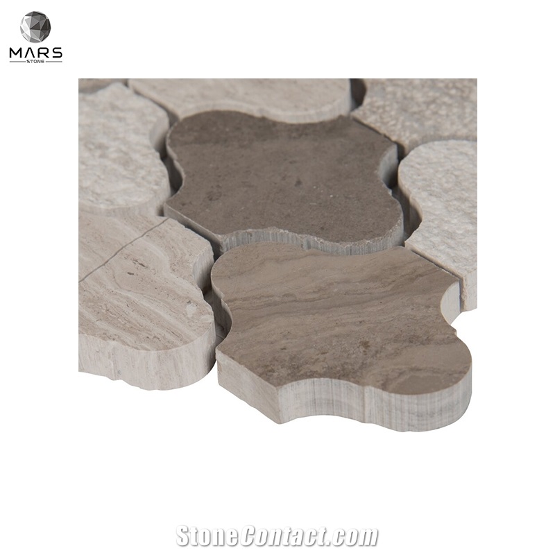 Good Price Lantern Sharped  Arabesque Marble Mosaic Tiles