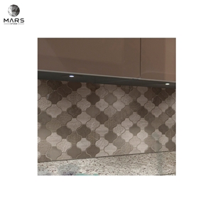 Good Price Lantern Sharped  Arabesque Marble Mosaic Tiles