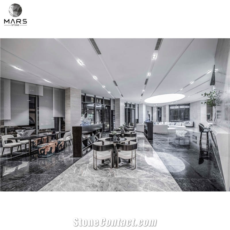 High Quality Hermes Ash Gray Marble Flooring