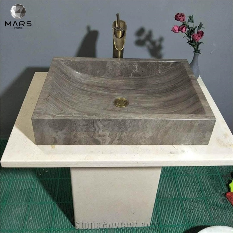 High Quality Polished Bathroom Round Shape Wash Basin