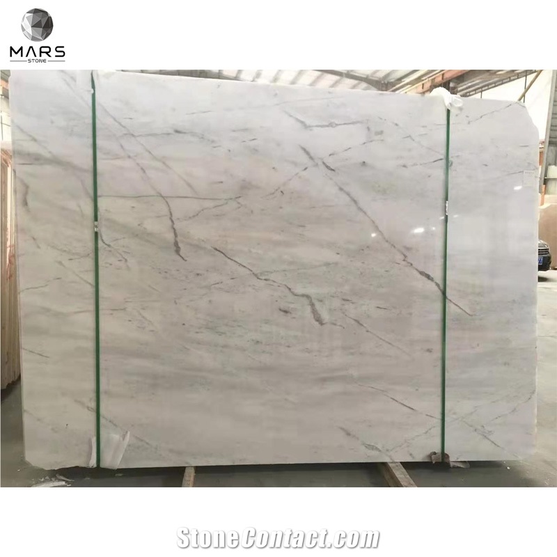 Home Design Bianco Namibia White Marble Slab Tiles For Floor