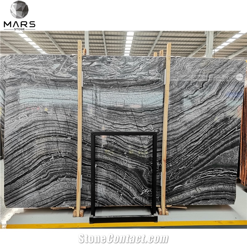 Home Design Chinese Modern Style Wooden Black Marble