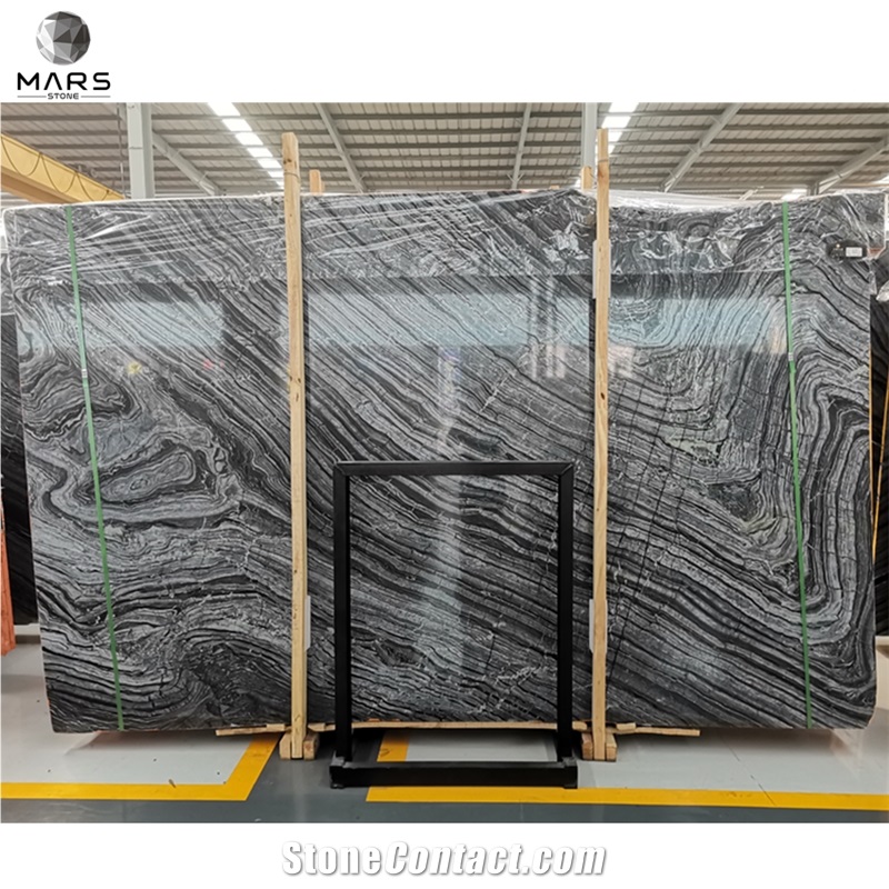 Home Design Chinese Modern Style Wooden Black Marble