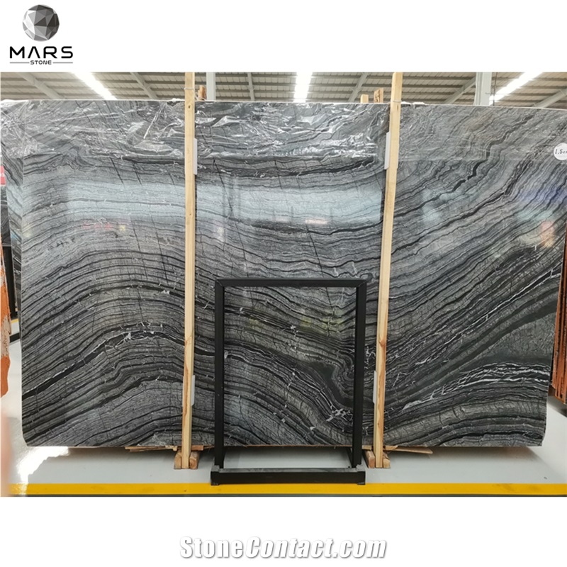 Home Design Chinese Modern Style Wooden Black Marble