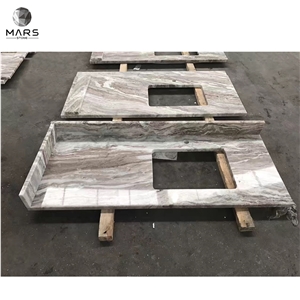 Hot Sales Fantasy Brown White Marble For Countertop Slabs