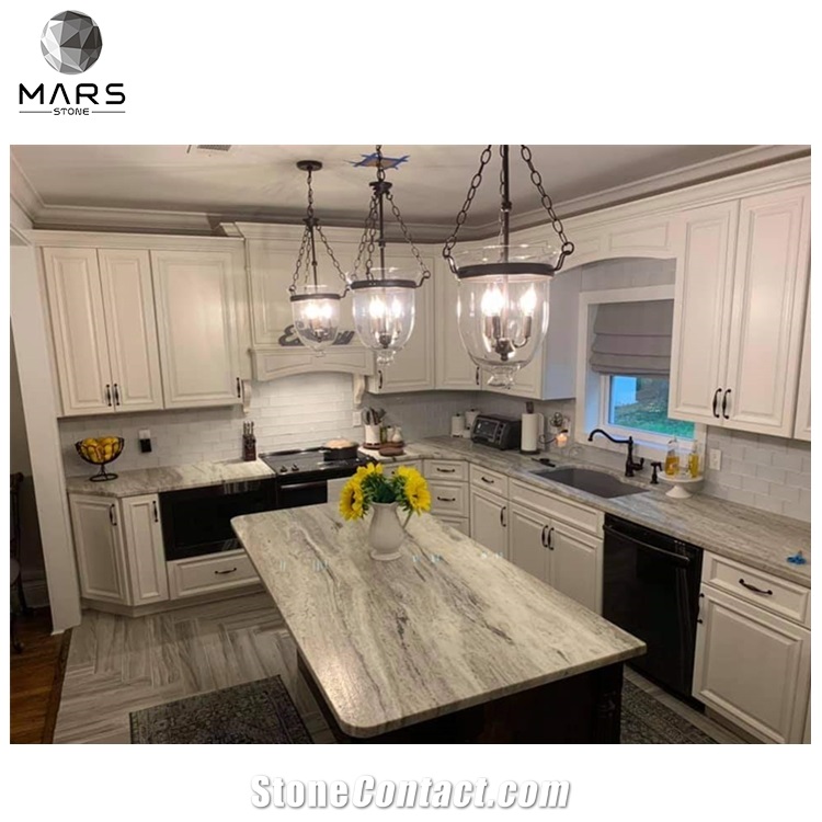 Hot Sales Fantasy Brown White Marble For Countertop Slabs
