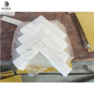Hot Sell Products Volakas White Chevron Marble Mosaics Tiles Hot Sell Products Volakas White Chevron Marble Mosaics Tiles