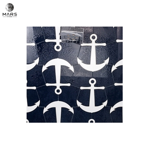 Irregular Sharp Kerrie Polished Mosaic Marble Tiles