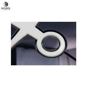 Irregular Sharp Kerrie Polished Mosaic Marble Tiles